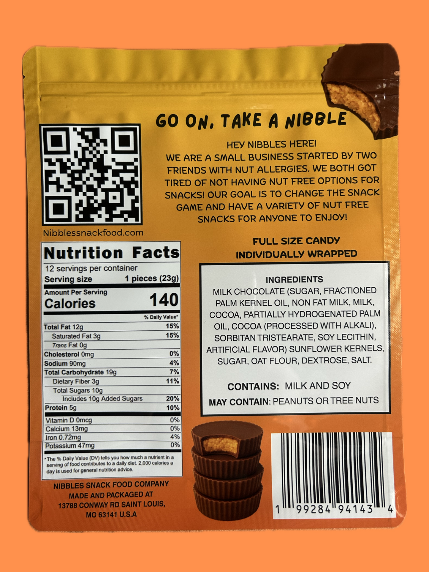 Sunflower Butter Cups 12 Count