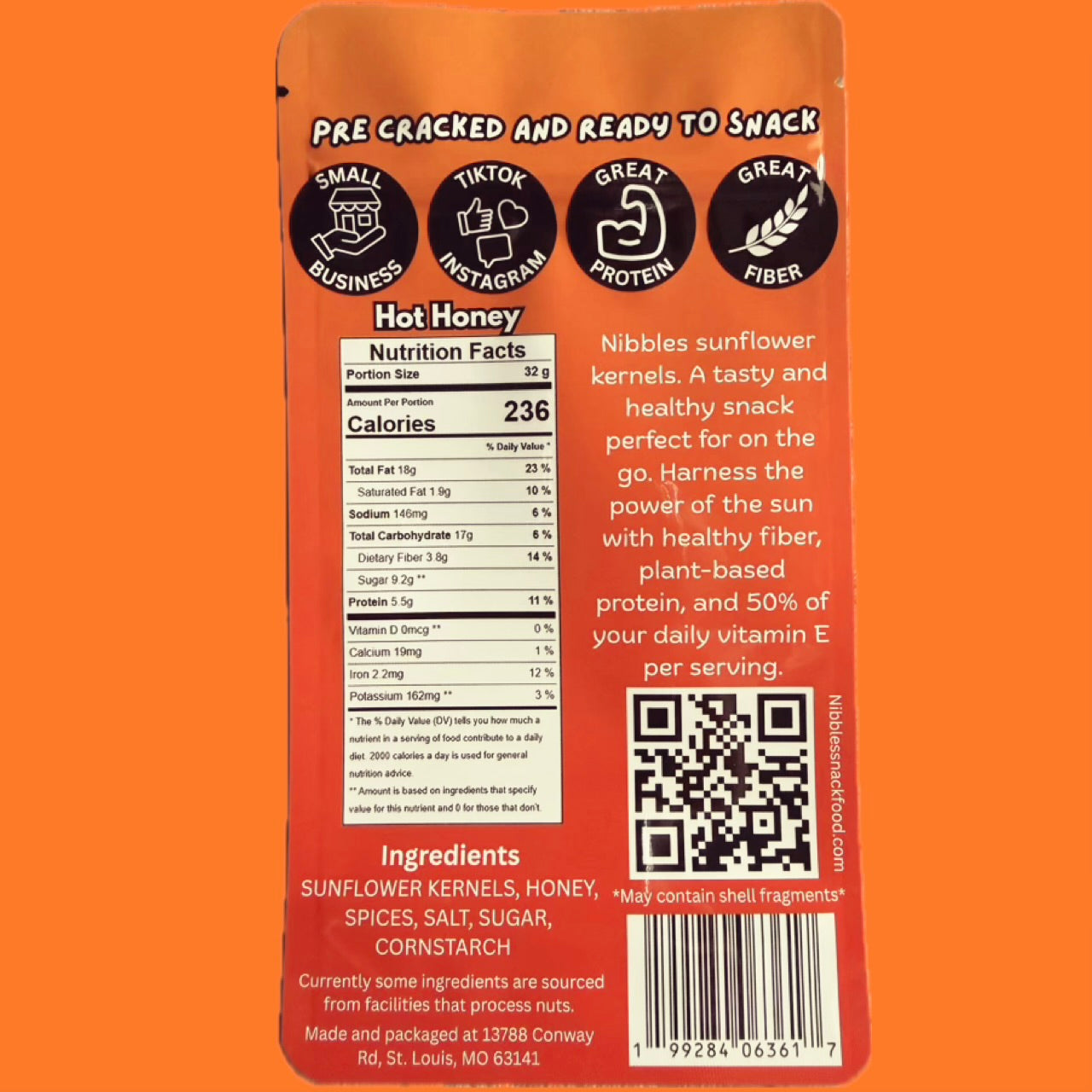 Hot Honey Sunflower Kernels